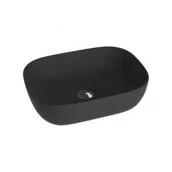 Umywalka nablatowa 46x32,5 cm - Lavita Costa Black